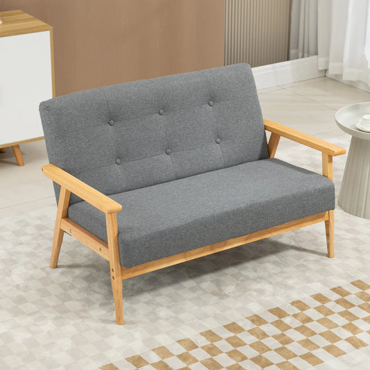 Elin Retro Sofa – Minimalist Comfort, Timeless Style