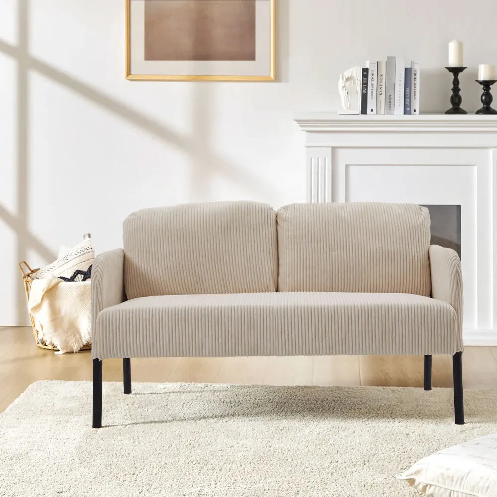 Lewis Corduroy Sofa – Vintage Texture, Modern Comfort