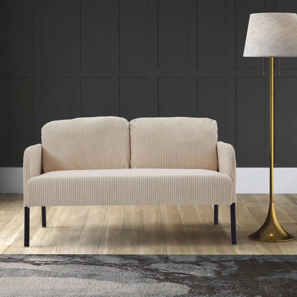 Lewis Corduroy Sofa – Vintage Texture, Modern Comfort