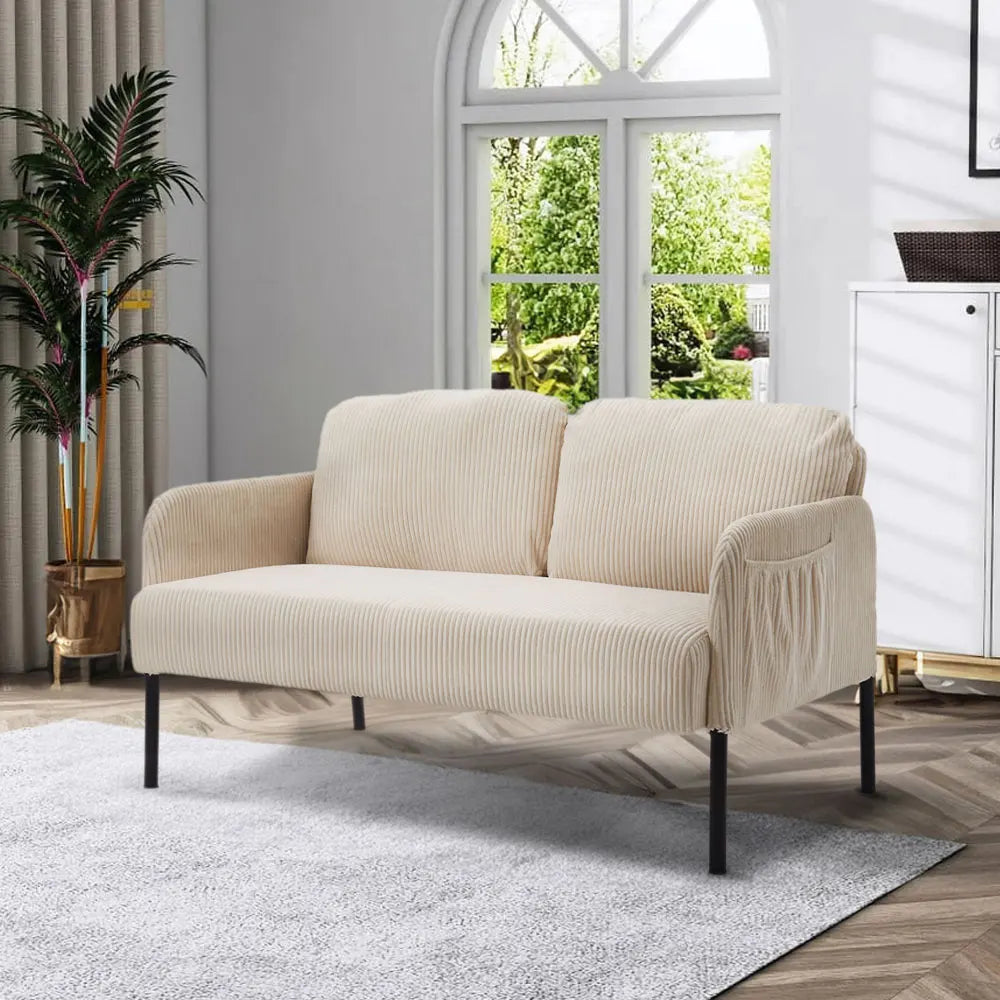 Lewis Corduroy Sofa – Vintage Texture, Modern Comfort