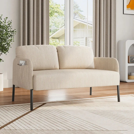 Lewis Corduroy Sofa – Vintage Texture, Modern Comfort