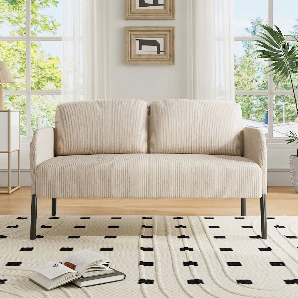 Lewis Corduroy Sofa – Vintage Texture, Modern Comfort